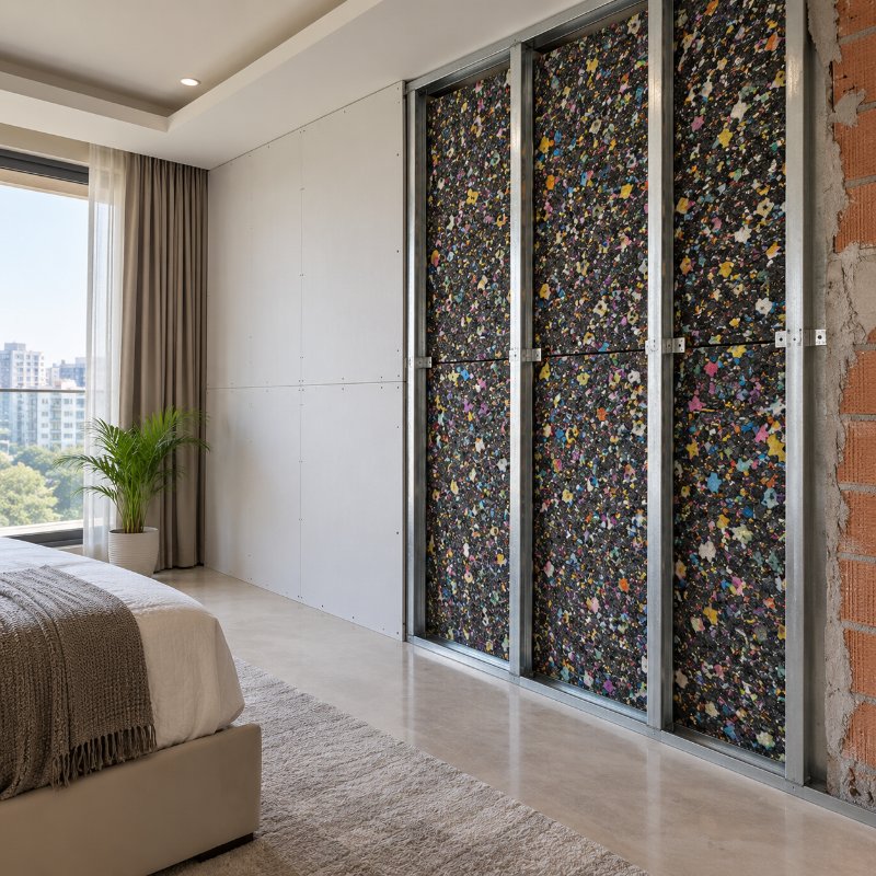 Cavity walls in residences