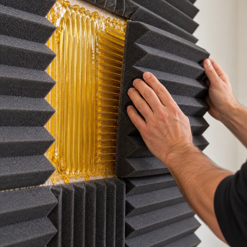Soundproof foam panels