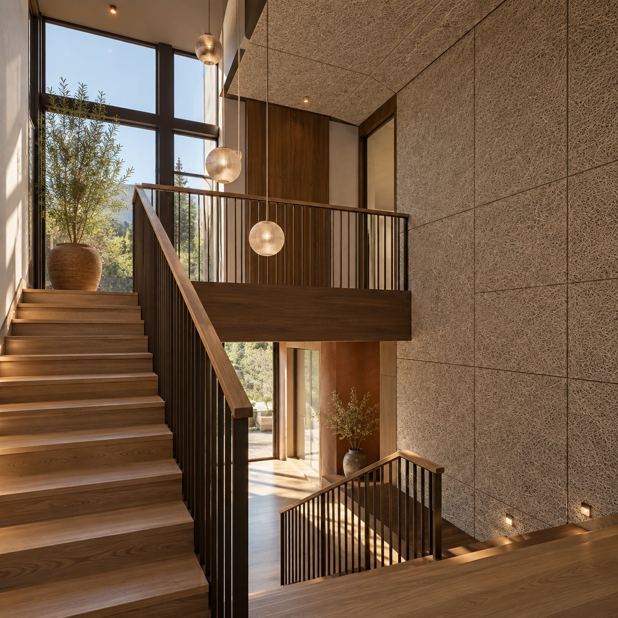 Residential buildings: wood wool acoustic panels in Singapore